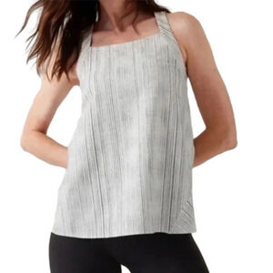 Athleta Arrival Tank in Amara Stripe Medium Criss Cross NWOT